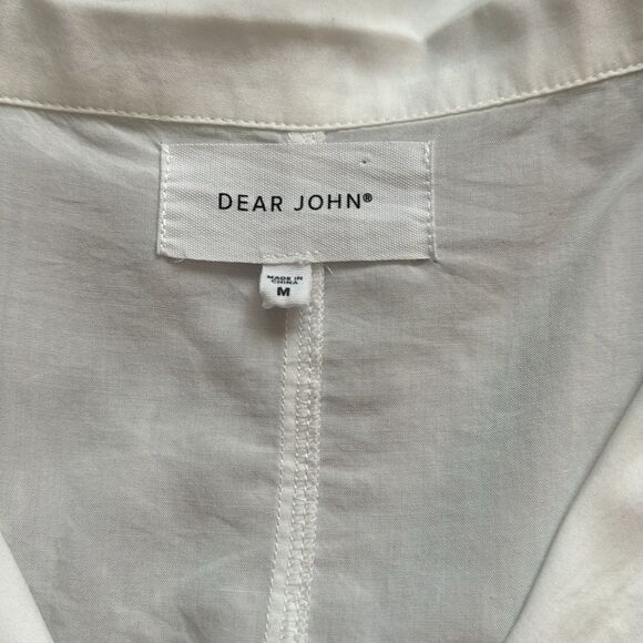 DEAR JOHN DENIM
CALI TIE FRONT SHIRT WHITE Size M - Picture 10 of 13